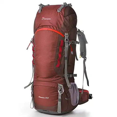 MOUNTAINTOP 80L Internal Frame Hiking Backpack