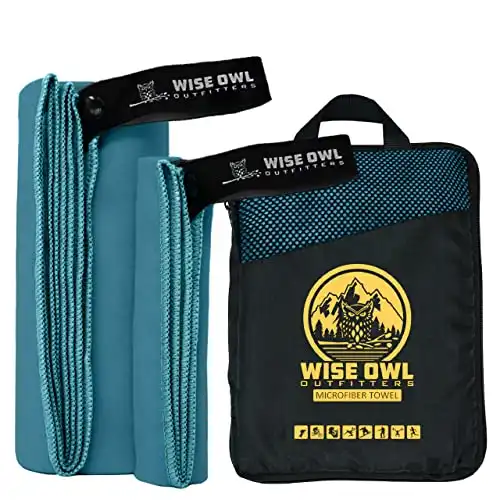 Wise Owl Outfitters Microfiber Towel for Travel