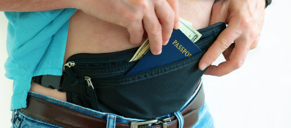 Keep Your Money Safe When Traveling - money belt