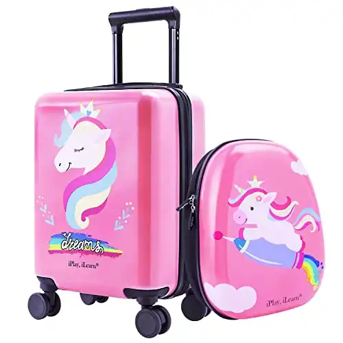 iPlay, iLearn Unicorn Kids Luggage