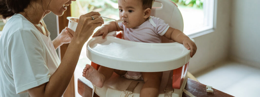 portable high chairs for travel - baby in portable high chair
