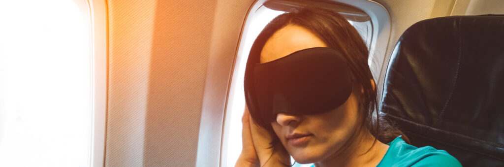 Tips for Avoiding Jetlag - sleep on plane