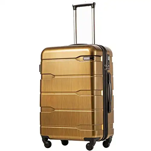 Coolife Luggage Expandable Suitcase with Built-In TSA Lock