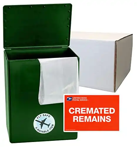 Mainely Urns TSA Approved Fly-Safe and Temporary Travel Cremation Urn Kit