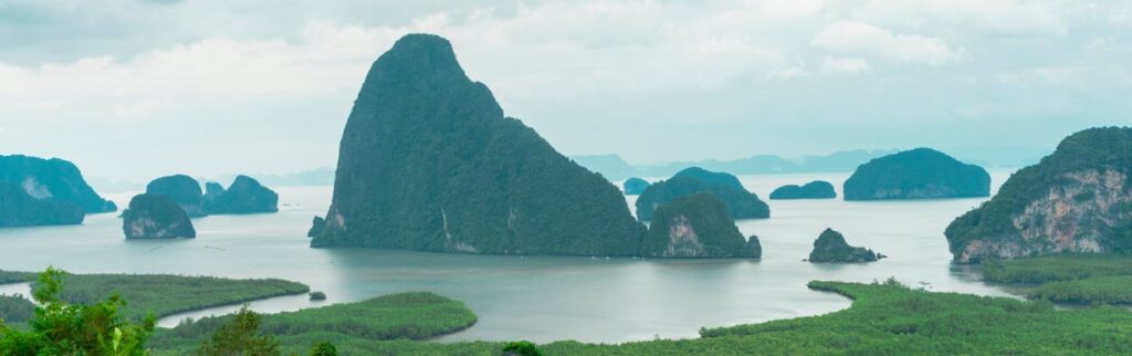 hiking trails in Phuket - Phang Nga Bay