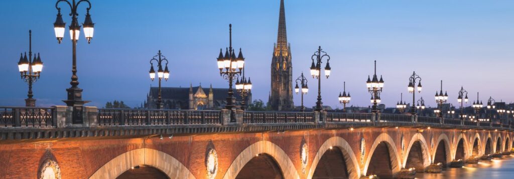 Best Winter Destinations in France - Bordeaux bridge