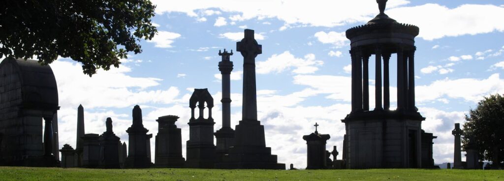 Where did they shoot the batman - Necropolis cemetery