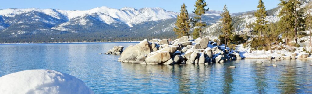 Winter Honeymoon Destinations in the USA - lake tahoe