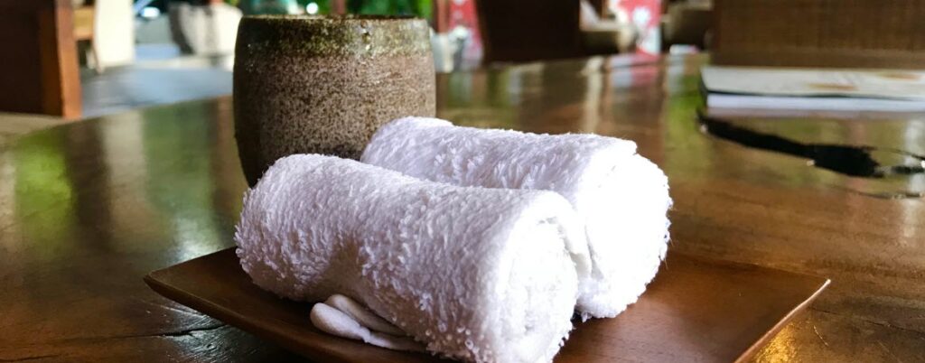 best spas in Phuket - spa towels