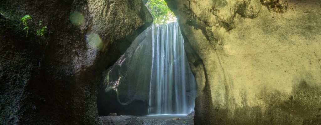 best waterfalls in bali - Tukad Cepung Waterfall