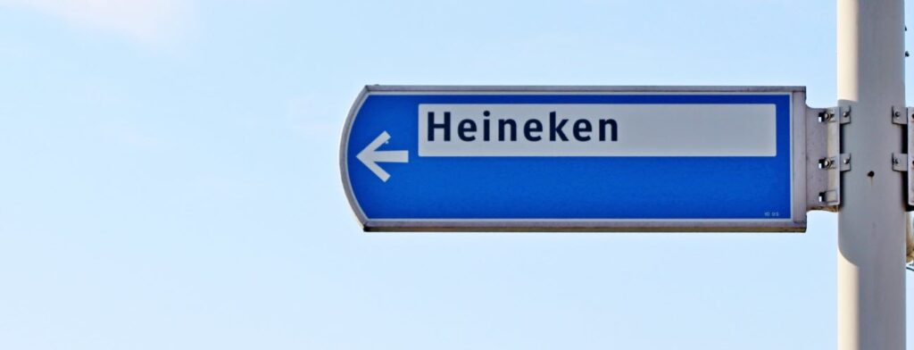 ways to spend one day in Amsterdam - Heineken Experience sign