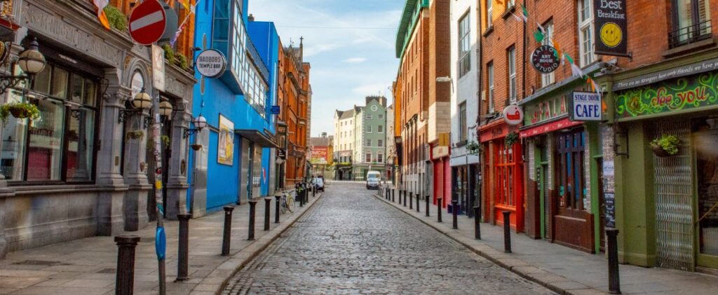 ways to spend one day in Dublin - Empty Dublin Street