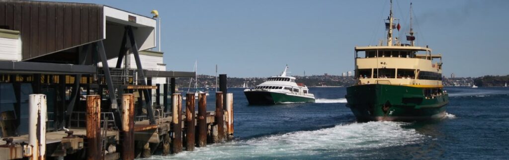 ways to spend one day in Sydney - Manly ferry on harbour