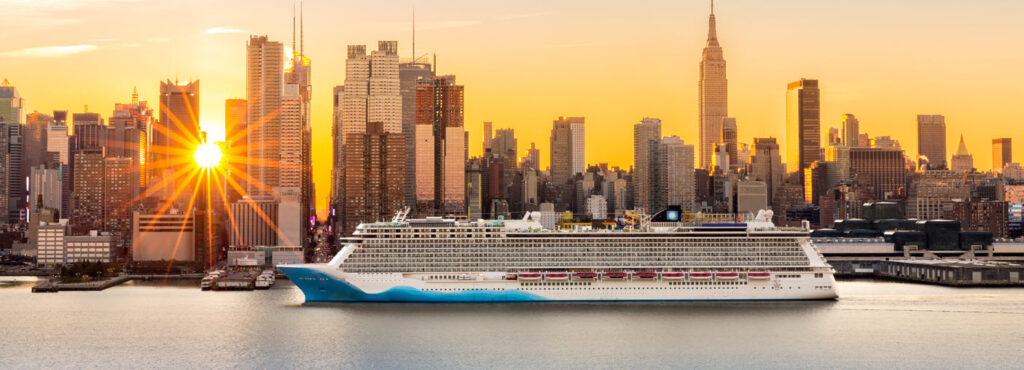 Best Cruises from New York - Cruise ship on Hudson