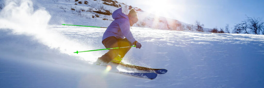 Best Ski Resorts in California - Man skiing