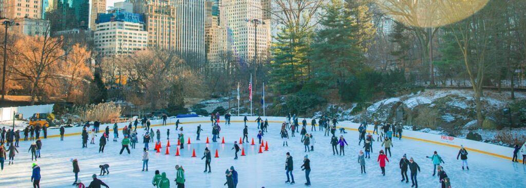 Best Things to Do in New York at Christmas - Ice skating central park