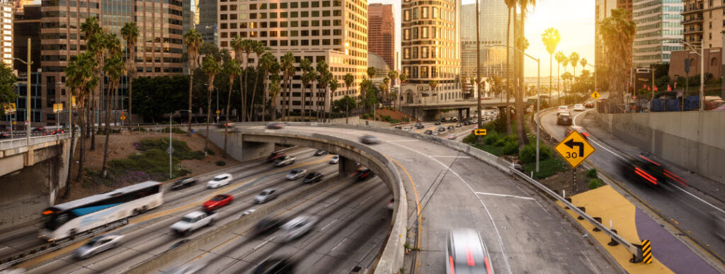 Los Angeles vs San Francisco - LA Freeway