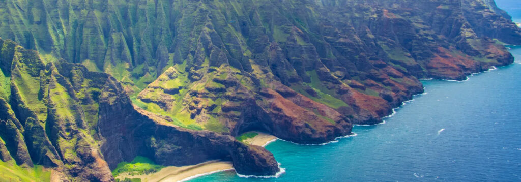 Where did they shoot jurassic park - Hawaii coast line