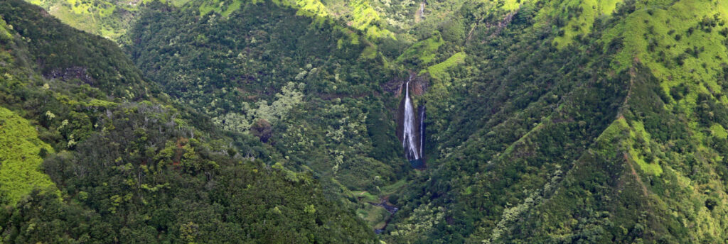 Where did they shoot jurassic park - Manawaiopuna Falls