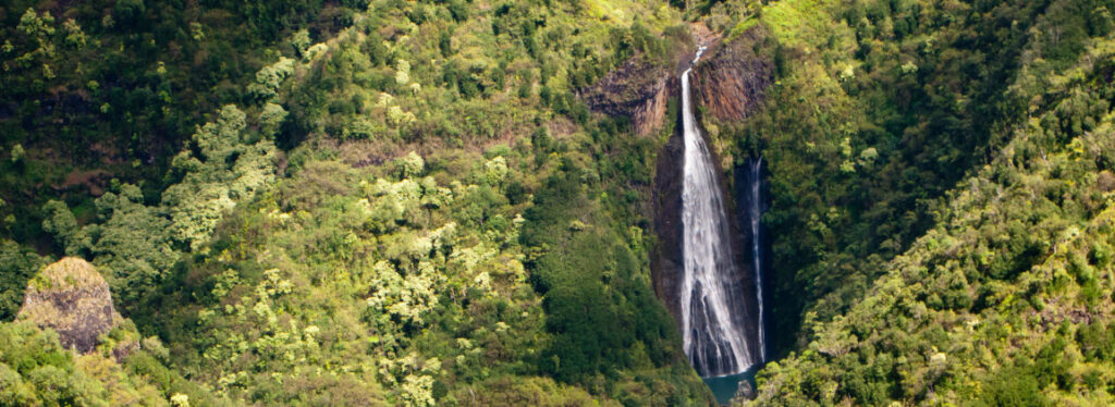 best waterfalls in hawaii - Manawaiopuna Falls