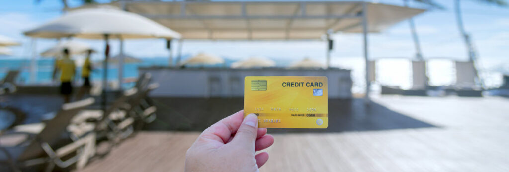 Best Travel Credit Cards - card at resort