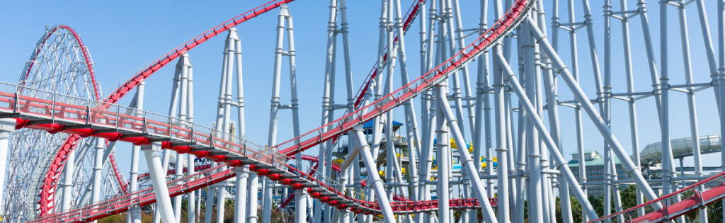 Best Theme Parks In California - roller coaster