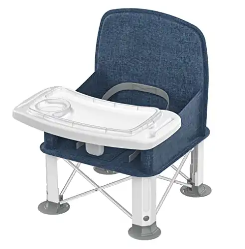 BabyBond Baby Travel Booster Seat with Double Tray