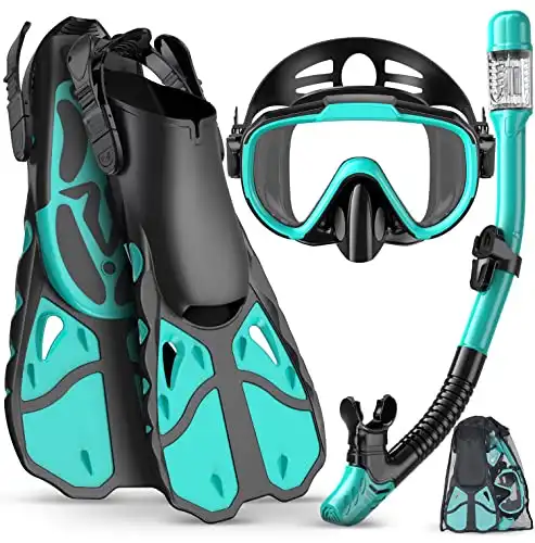 Vengreedo Snorkel Set with Travel Bag